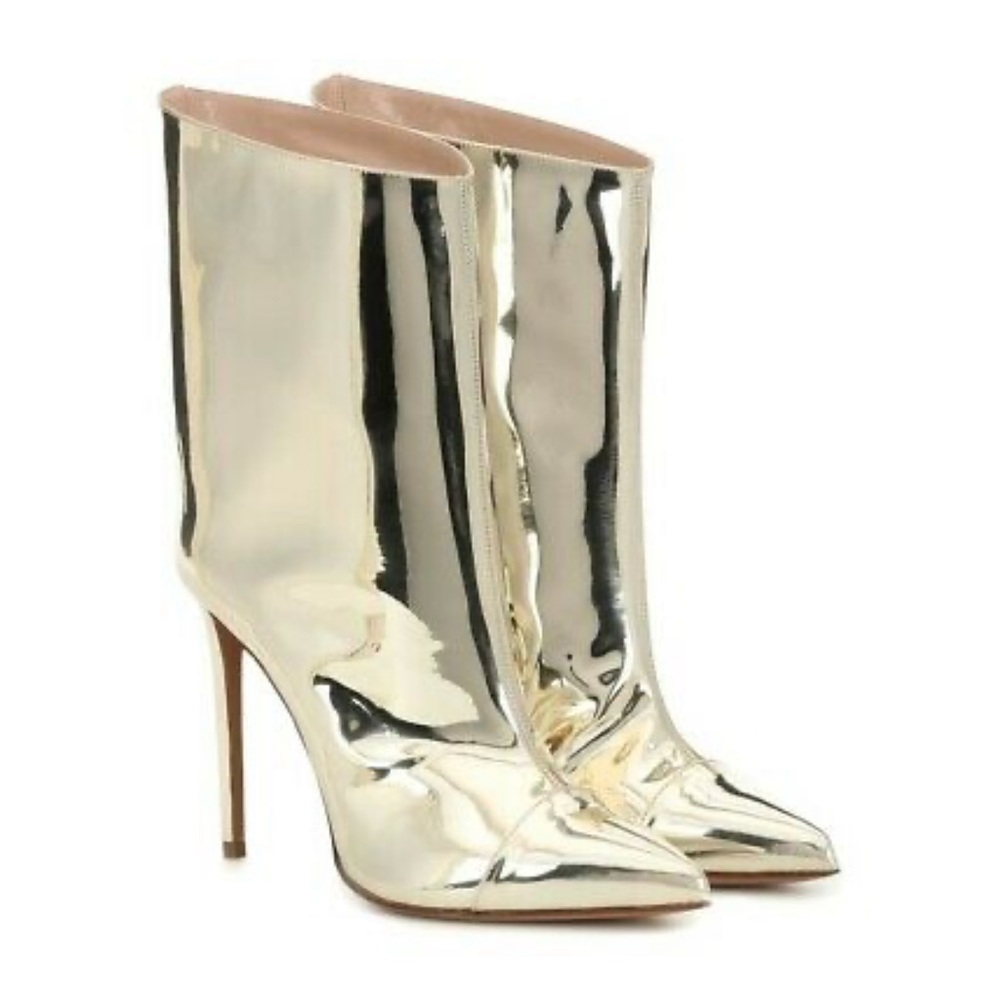 Alexandre Vauthier metallic boots